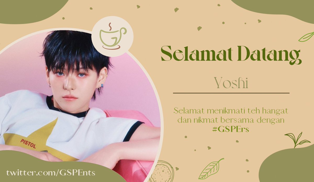 🍃 𝐓𝐡𝐞 𝐭𝐞𝐚 𝐡𝐚𝐬 𝐜𝐨𝐦𝐞 𝐛𝐚𝐜𝐤 🍃

Another block of sugar has been added into the tea cup since Yeonjun @.yawnjum change his chara to TREASURE Yoshi and move his account to <a href="/Yoxxinori/">𝓖 Yoshi.</a>. Welcome back to our family.

𝘚𝘴𝘴𝘴𝘴𝘵! 𝘎𝘰𝘴𝘪𝘱 𝘺𝘶𝘬?
