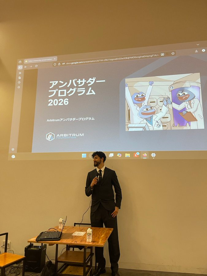 Arbitrum Japan tweet media
