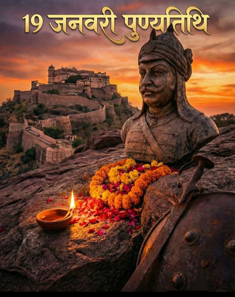 sunitabhatiBJP's tweet photo. शूरवीर महान् सम्राट महाराणा प्रताप जी की पुण्यतिथि पर शत-शत नमन।🙏🙏 https://t.co/DiAxVbbjIJ