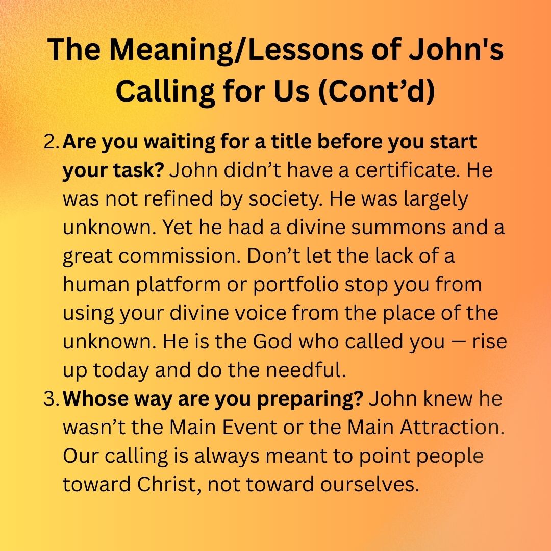 zcityofdavid's tweet image. Greetings People of God, enjoy the Word for Today!
#ZCOD #Luke3 #JohnTheBaptist #GodsCalling