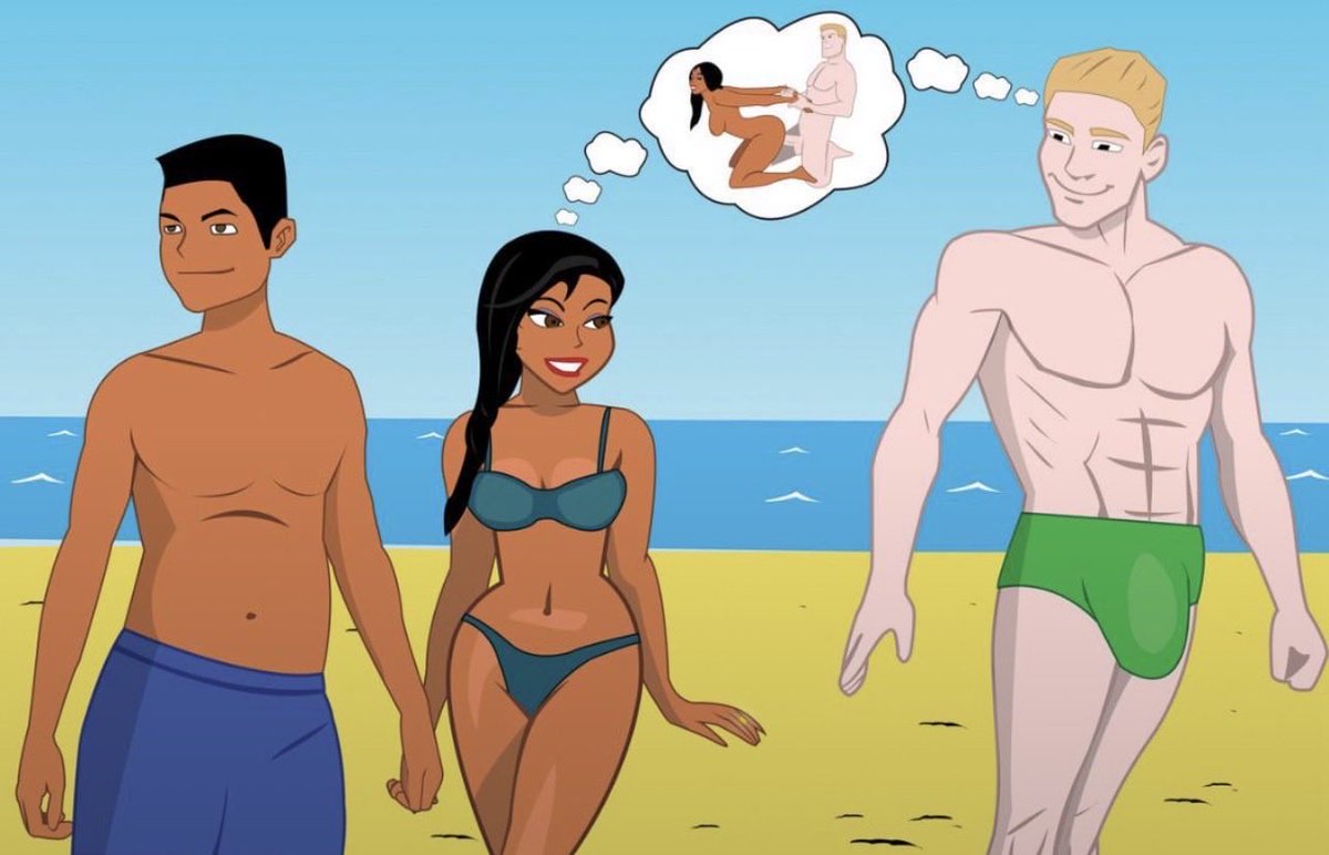 JCuckito's tweet image. My wife looks at the white men every time we go to the beach, i wonder why that is?
#BWC #qoh #wwo #Bleached
