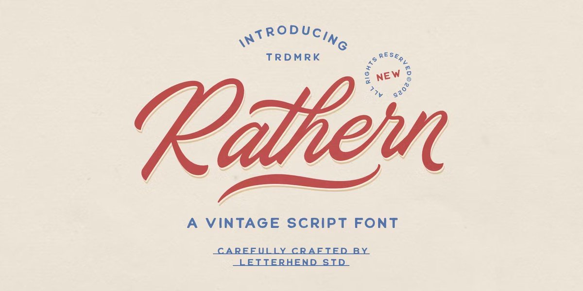 fontspring's tweet image. Font Trends 2026 ✨ Signage Love! Inspired by hand-painted display type