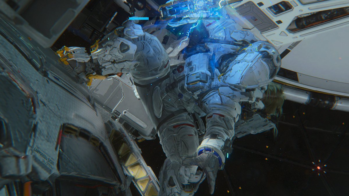 Hellicus's tweet image. day one cop I’m afraid #pragmata