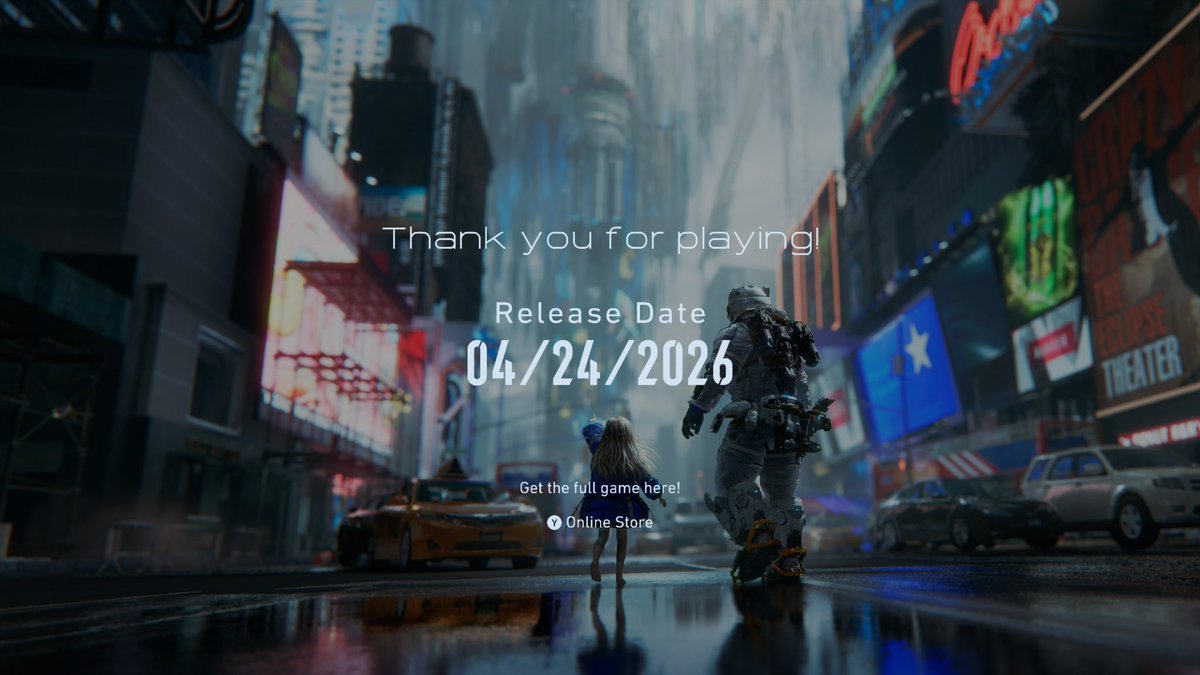 Hellicus's tweet image. day one cop I’m afraid #pragmata