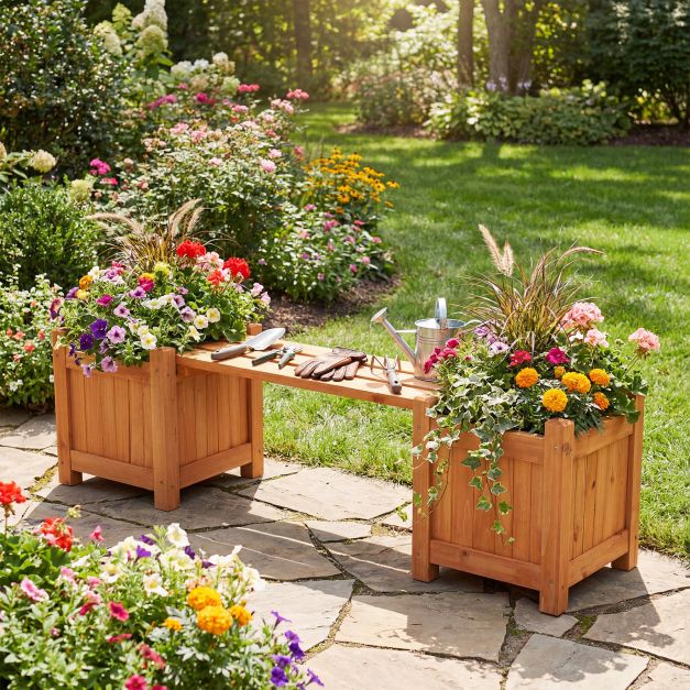 CostwayItaly's tweet photo. 🌷🌳🍄
🌺Cassetta per fiori in legno con panchina
🌻Codice: 48543666
🪻 Un angolo di paradiso, fiorito e accogliente. 🌸
👉Clicaa ora : https://t.co/p5e8jFJ8aY
#Casa #Cassetta #homestyle #Costwayit https://t.co/PvptkSjIwv