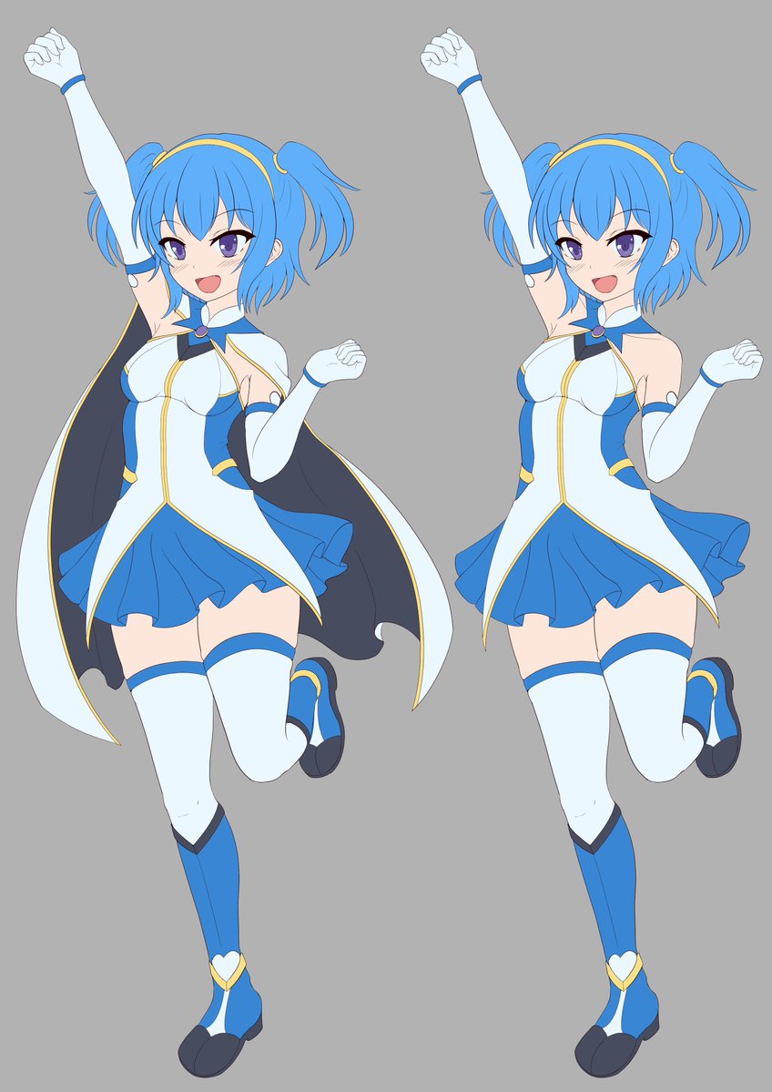 存外マント無しも良さあるか 
レイヤー別けたのだけ残しておくか 