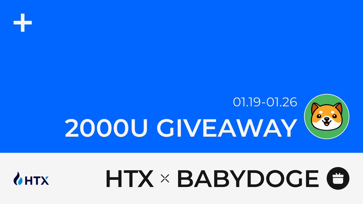 HTX_Global's tweet image. 🐕HTX x BabyDoge $2,000 MEME FESTIVAL!

 Join for the big prize!
🐶Follow @HTX_Global @BabyDoge

🐶Join the BabyDoge Telegram: t.me/babydogecoin

🐶Join the BabyDoge community chat: t.me/babydogearmy
🐶RT + Like + Tag 2 Friends

🐶Fill out the form:…