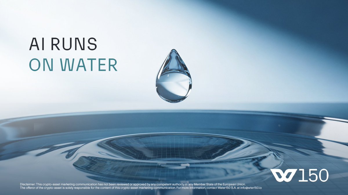 water_150's tweet photo. 🌐 Everyone debates AI in terms of chips and power.

But AI also has a water footprint - especially through data-center cooling. Reuters reporting highlights how rapid data-center growth is raising alarms about water consumption, particularly in water-stressed regions.

Here’s the quiet shift:
AI scales by building physical infrastructure. Physical infrastructure competes for physical resources.
So the next decade isn’t just a “tech cycle.”
It’s a resource allocation cycle.

Markets tend to misprice resource constraints early because constraints don’t trend on social feeds. They show up later as:
➡️ higher operating costs
➡️ regulatory limits
➡️ supply competition
➡️ geopolitical friction
Water sits at the center of that grid. Not as a narrative - as an input.

The future is built on real rails, real inputs, and real limits.