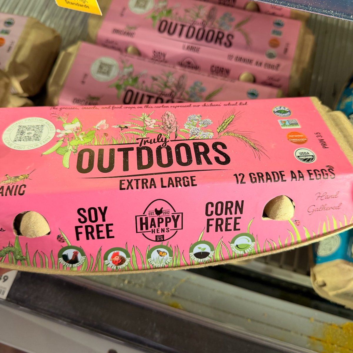 oasishealthapp's tweet image. “Pasture-raised” eggs are no longer enough.

Your eggs need to clearly say soy-free and corn-free, otherwise they are likely full of linoleic acid from industrial feed.

Check the label closely and Vital Farms never states soy or corn-free. 

Same with:
- Whole Foods Organic
-…
