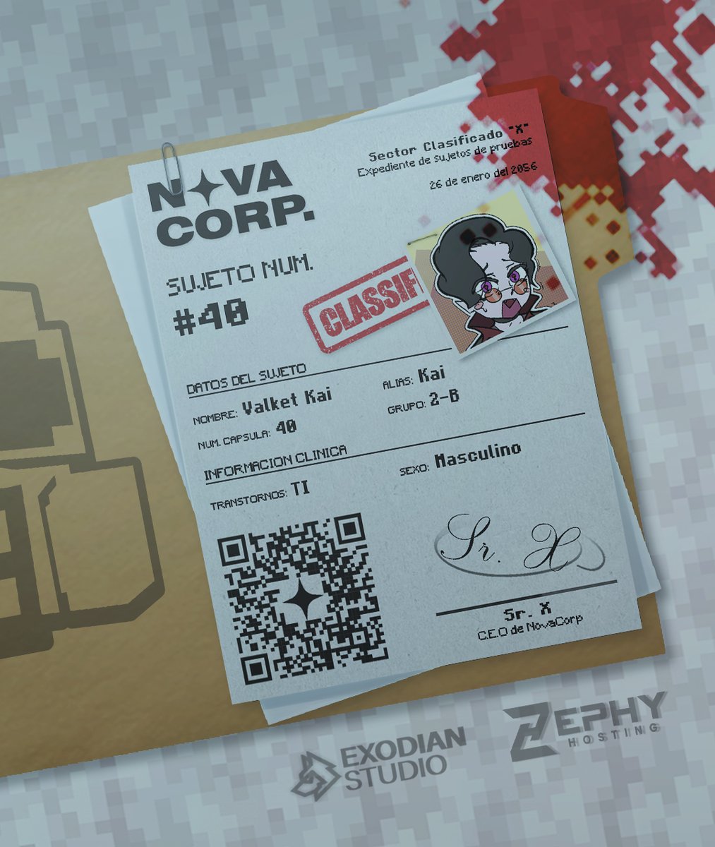 BIENVENIDO AL SECTOR X  

Sujeto Num. 
#40 <a href="/AmbroseVelket/">Velket Ambrose🩸</a> 

"i dont say 'Bleh, ble blehh'"