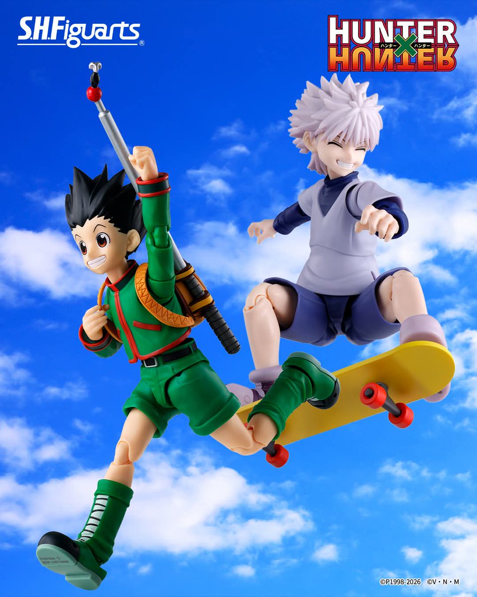 S.H.Figuarts Hisoka articulated figure announced 'GON & KILLUA the