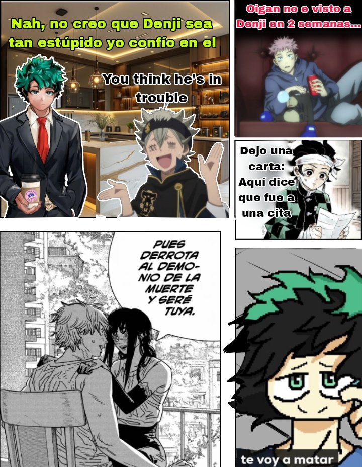Este fue el PEAK de las desventuras de Denji...

Tal vez las retome a futuro