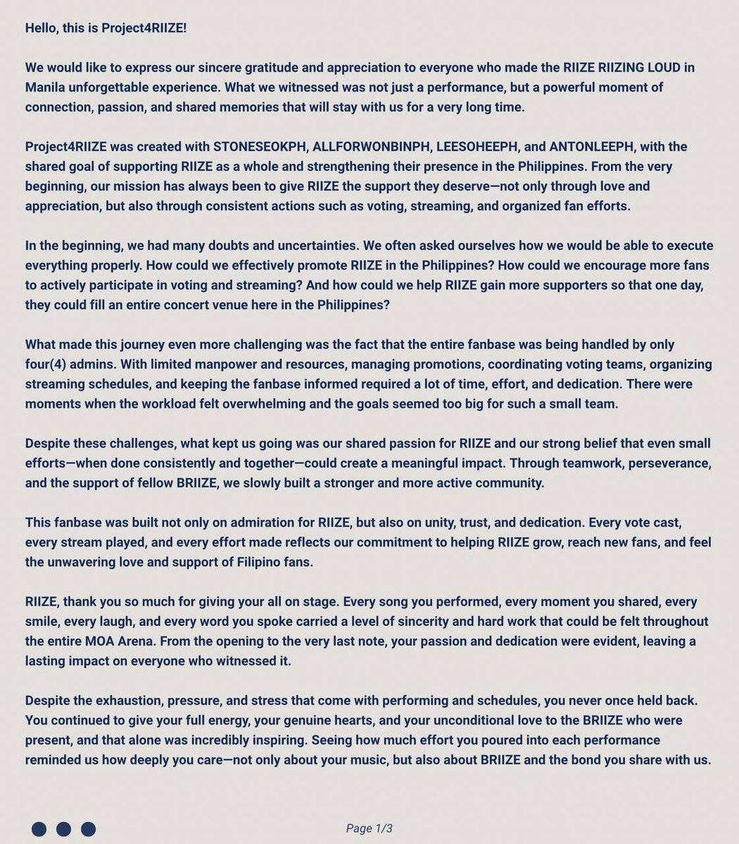 Project4RIIZE's tweet image. 🚨𝐈𝐌𝐏𝐎𝐑𝐓𝐀𝐍𝐓🚨
RIIZE RIIZING LOUD IN MANILA
[Appreciation]

Hello, this is Project4RIIZE!

#RIIZINGLOUD_IN_MANILA 
#RIIZINGLOUDInManila
#RIIZINGLOUD #RIIZEInManila
#RIIZE #라이즈 #AnotherMemoRIIZE