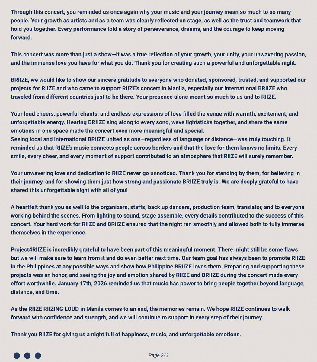 Project4RIIZE's tweet image. 🚨𝐈𝐌𝐏𝐎𝐑𝐓𝐀𝐍𝐓🚨
RIIZE RIIZING LOUD IN MANILA
[Appreciation]

Hello, this is Project4RIIZE!

#RIIZINGLOUD_IN_MANILA 
#RIIZINGLOUDInManila
#RIIZINGLOUD #RIIZEInManila
#RIIZE #라이즈 #AnotherMemoRIIZE