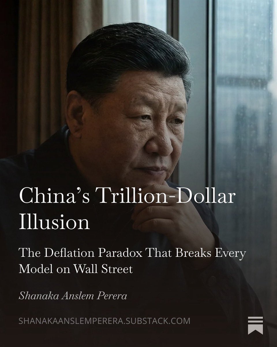 $1.2T surplus.
0% import growth.
10 quarters deflation.
“5% growth.”

One of these is a lie.

The state backstop just confessed:

“Cannot provide unlimited guarantees.”

$4 trillion allocated to theater.

The curtain falls this month.​​​​​​​​​​​​​​​​

Read the full story -