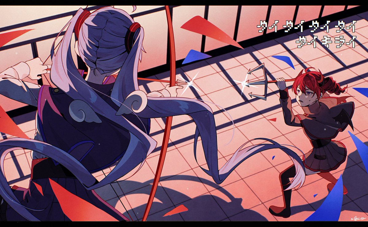 #100曲ボカロ絵チャレンジ 
88 ダイダイダイダイダイキライ / 雨良