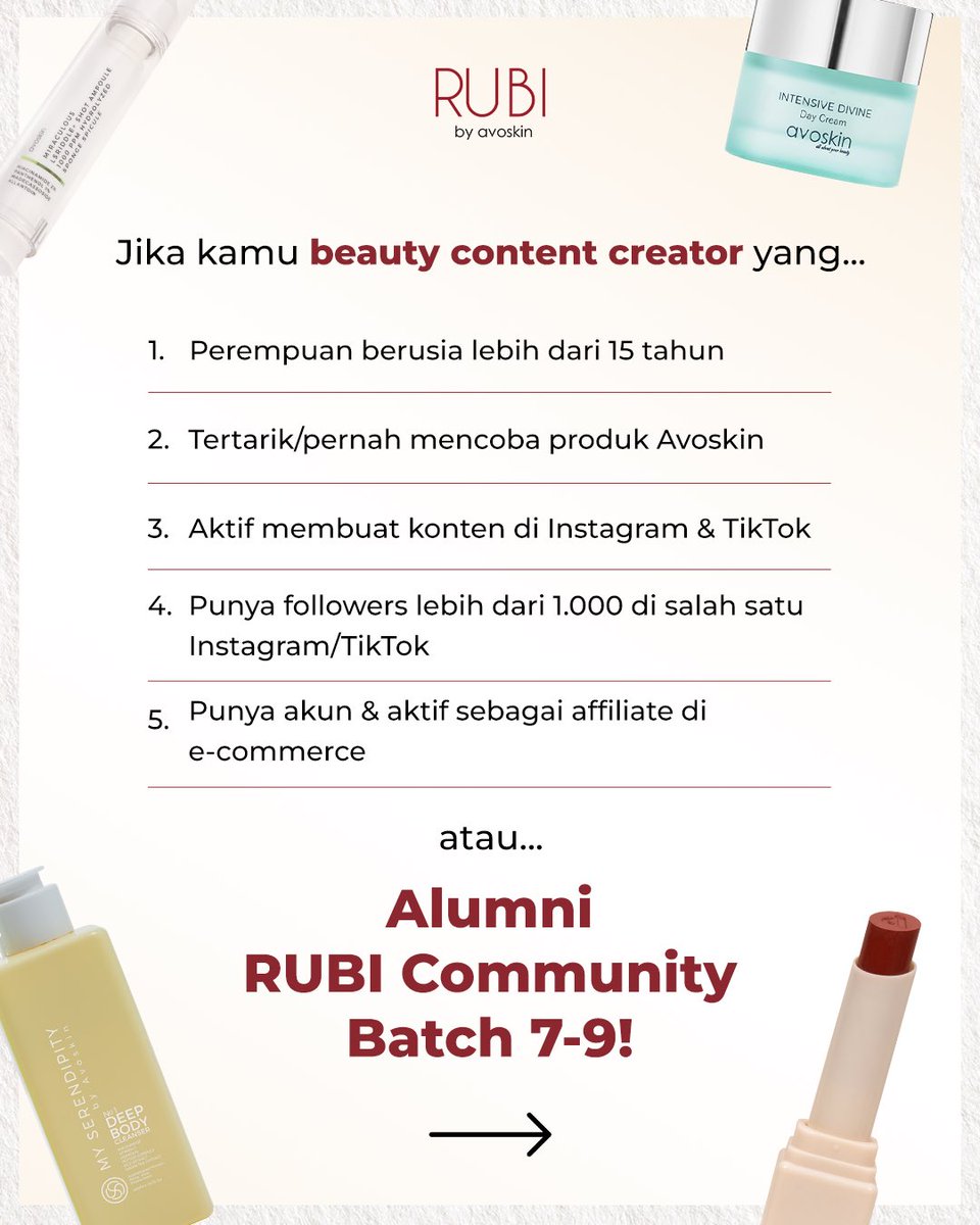 RUBI Community by Avoskin tweet media