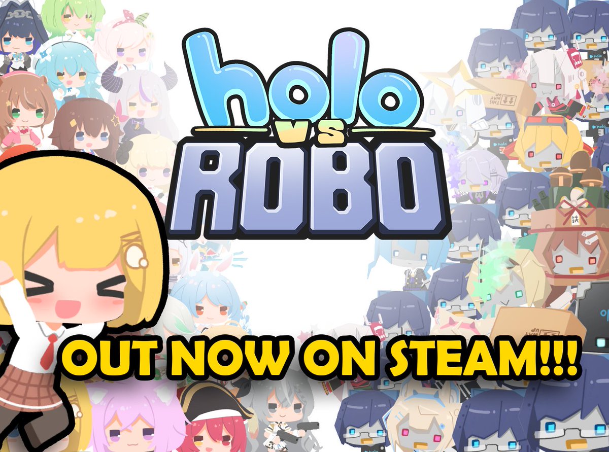 HOLO VS ROBO HAS BEEN RELEASED ON STEAM!!!!

I HOPE EVERYONE ENJOYS IT VERY MUCH!!!

#holovsrobo