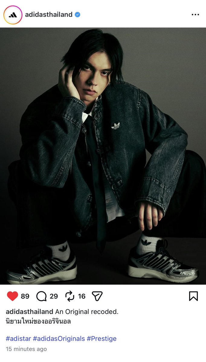 TharineePooH's tweet image. An Original recoded.
นิยามใหม่ของออริจินอล

🔗 instagram.com/p/DTrSjsHEpyg/…

IG : adidasthailand
#adidasxBright #adidas
#adidasoriginals #adistar 
#bbrightvc #Prestige