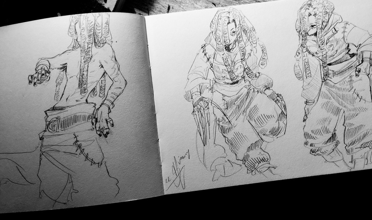 jabber doodles in my sketchbook #gachiakuta #jabber