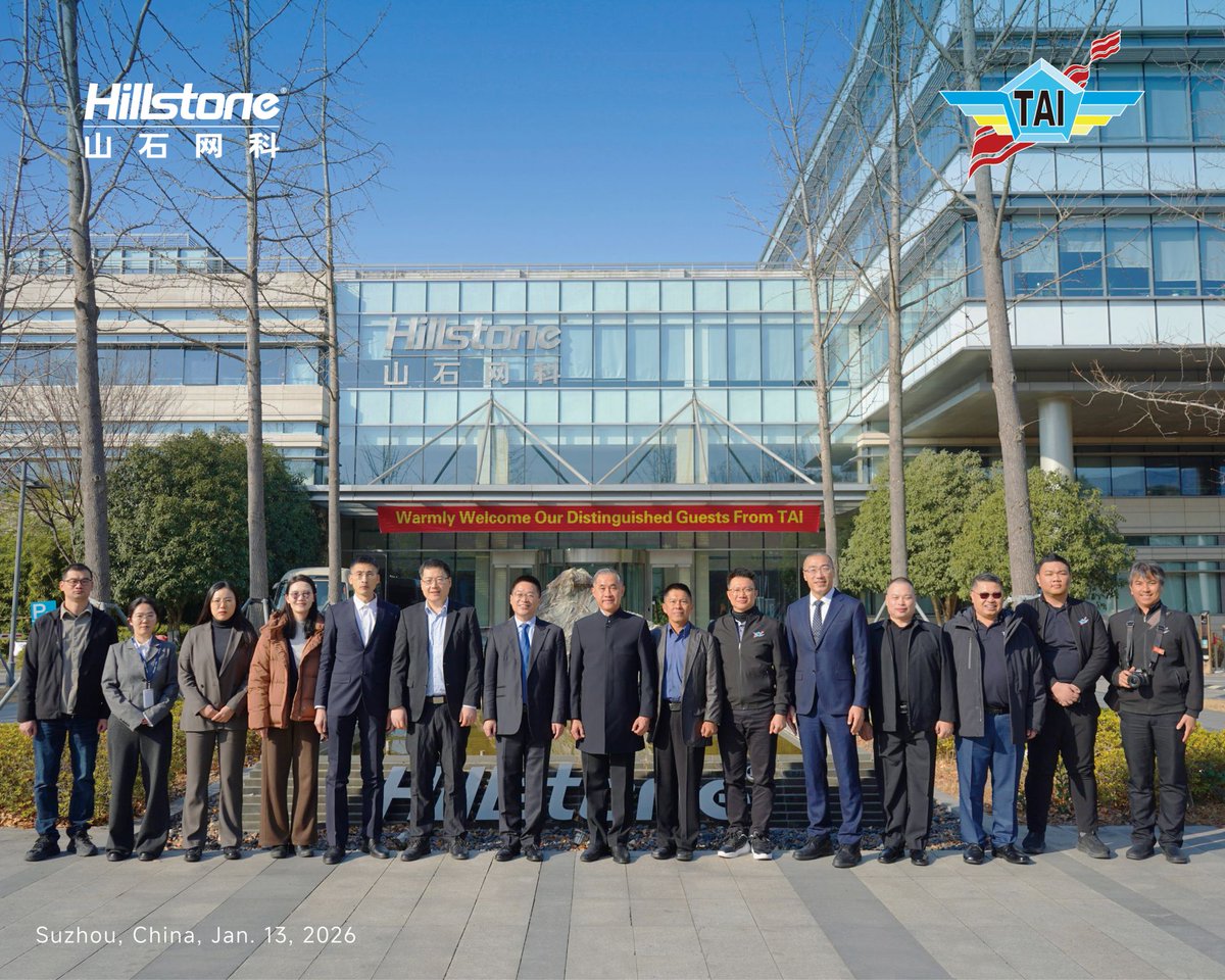 Strategic Collaboration in Action: Hillstone Networks Welcomes Thai Aviation Industries (TAI) Delegation！Following the technical immersion, Chairman &amp; CEO Hiaqiang Ye and Vice President Max Zhao led our Asia-Pacific team in strategic discussions with TAI.