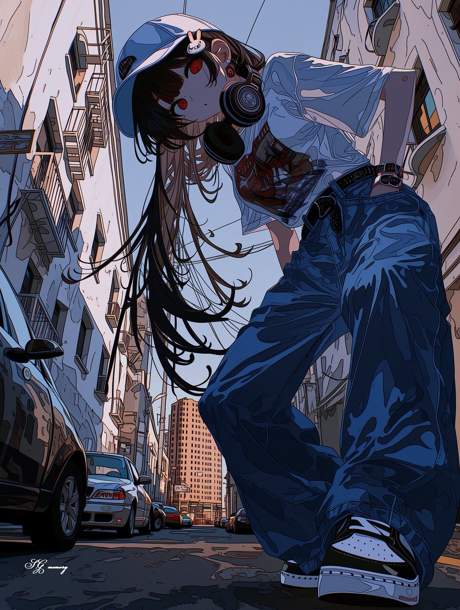 都会の街並みを背景に、ストリート感のあるクールさを強調してみました