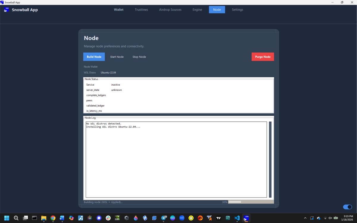 Not only will the Snowball App allow you to turn any $XRP income into an auto-compounding bot, it will also allow you to install and run a public node at the push of a button and get paid for it in the future with STRAT-X.

Decentralization means making infrastrucure available to