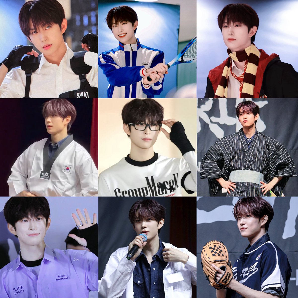 geonwoodiary's tweet image. fav geonwoo look?
geonwoo looks good in everything ♡