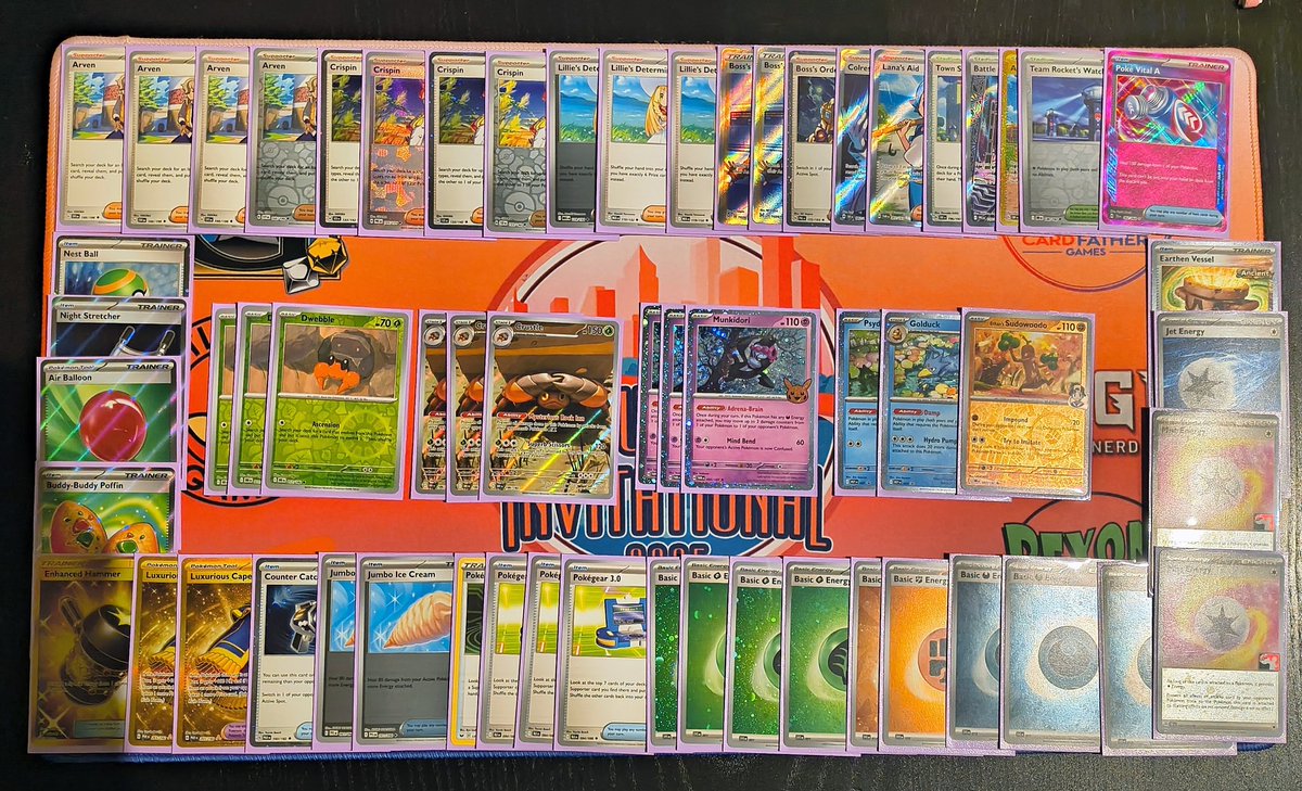 After going 4-4 with Crustle in Milwaukee, I decided to keep at it with the deck as I prepped for Toronto. Practice, practice, practice paid off as I finally got my first ever Phase 2. Finished in 261st place, going 7-4-3 for the weekend.

Shout out to the entire <a href="/nightmaretcg/">Team Nightmare</a>