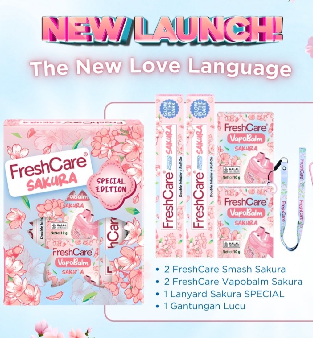 ruparipi_'s tweet image. New “FRESHCARE SAKURA” scent in pink packaging. So cute, perfect for Valentine’s 🌸
