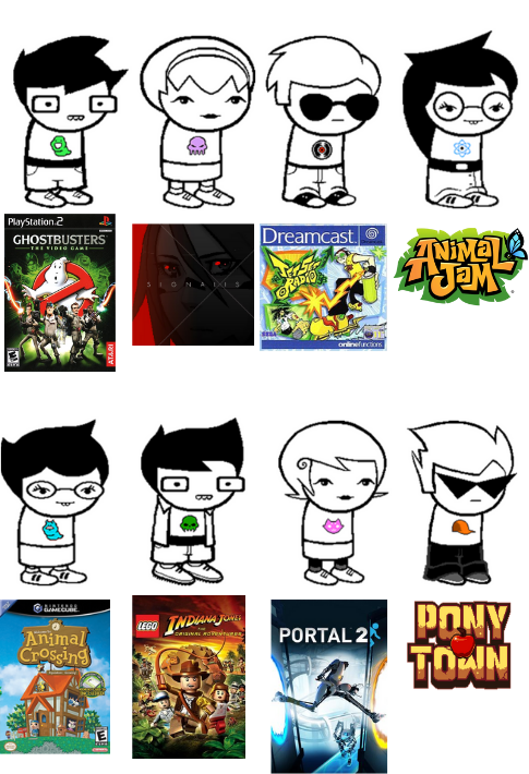 skaiaanon's tweet image. My take for each kid favorite game