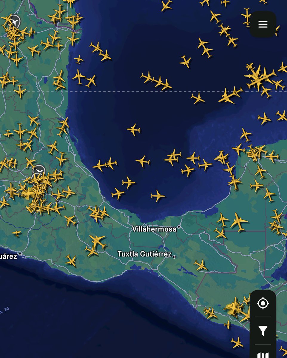 🚨Update: The airspace over Tabasco and Chiapas is currently clear. Very likely US Special Force will be paying a cordial visit to a certain Cartel leaders at their Mexican ranches to deliver a warrant to the New York Federal Court.

That's just how it went down in Venezuela that