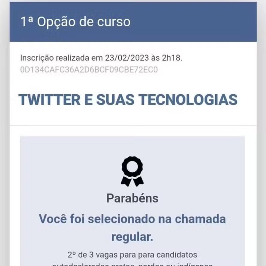 mandiesar's tweet image. ja fiz minha inscrição no sisu e já tive meu resultado!!!!