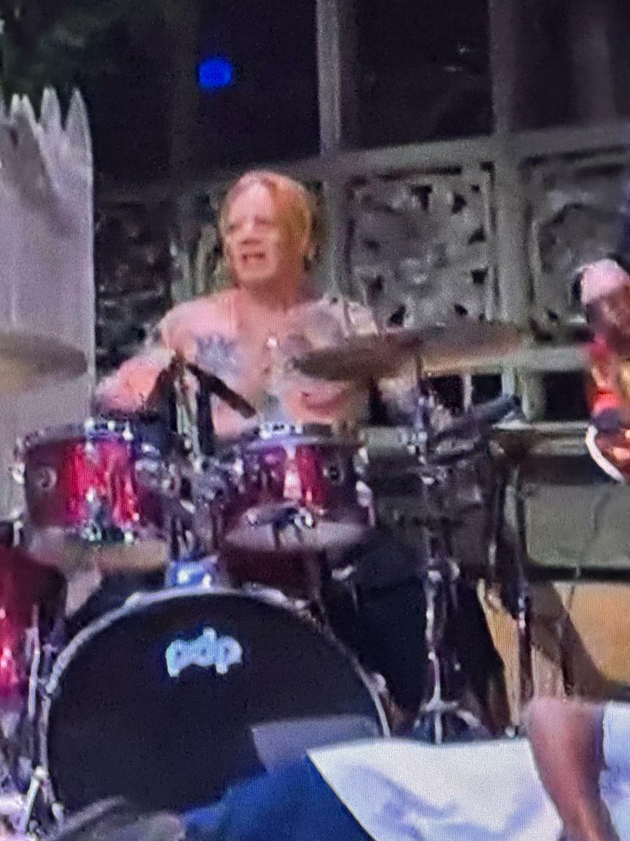 And of course, the night I post this, Danny Elfman pops up bashing the drums in the back corner of the SNL stage.