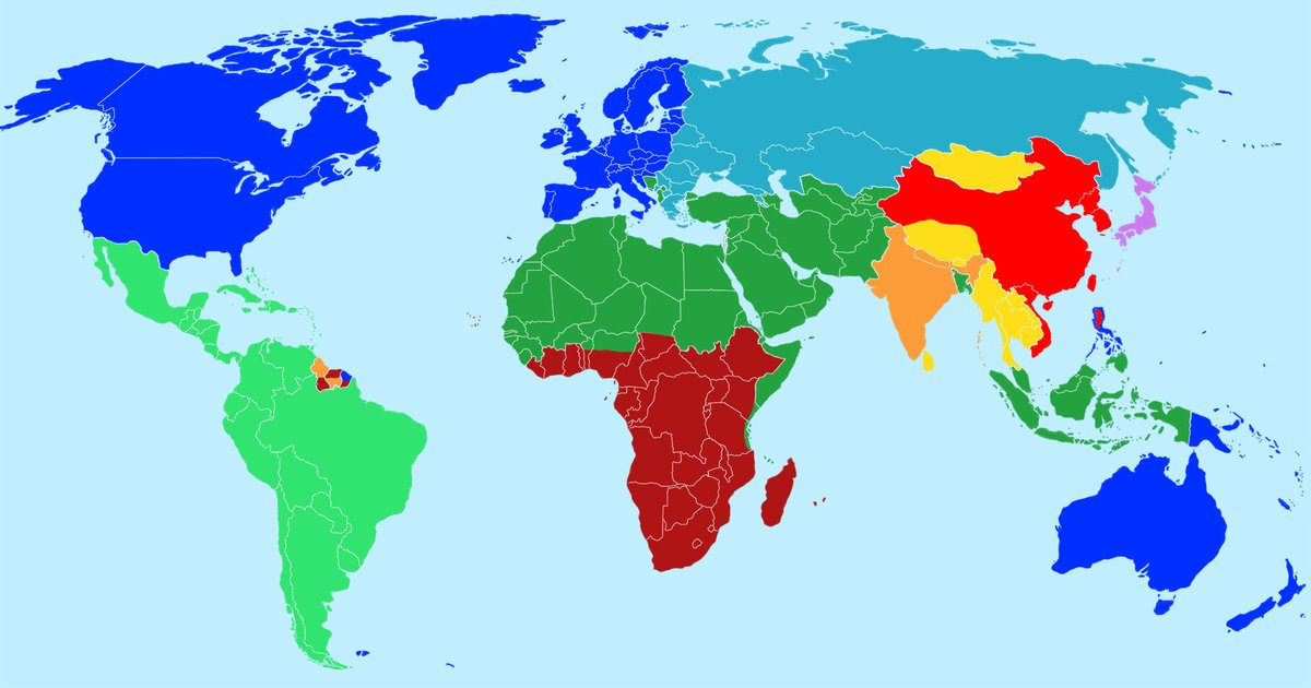 It has always been wild to me that the historically most influential theory in International Relations is based of this shit-show of a map.
