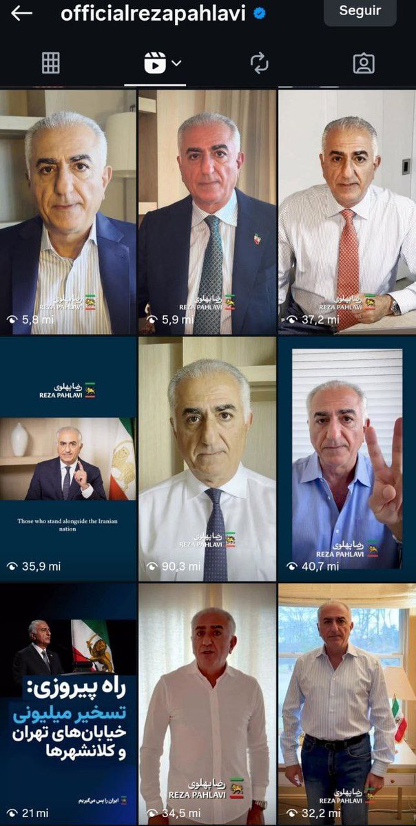 SprinterPress's tweet image. Pahlavi suffers a collapse in cyberspace:

After the internet was shut down in Iran, the number of views of videos of the exiled Shah Reza Pahlavi fell from 30-90 million to 2.8-5.5 million.

This shows that the majority of the exiled crown prince's subscribers are indeed located…