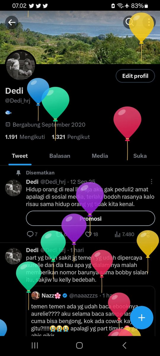 Aku hidup sampai hari ini semuanya karena kasih-MU, Trimakasih Tuhan Engkau sangat baik teramat baik bagiku.