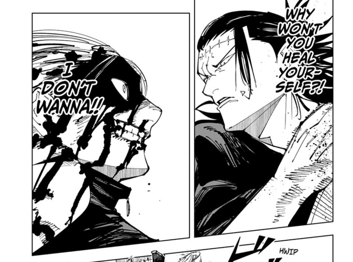 Allonsy04's tweet image. Mappa better not fumble this moment… holy fuck she’s so cool