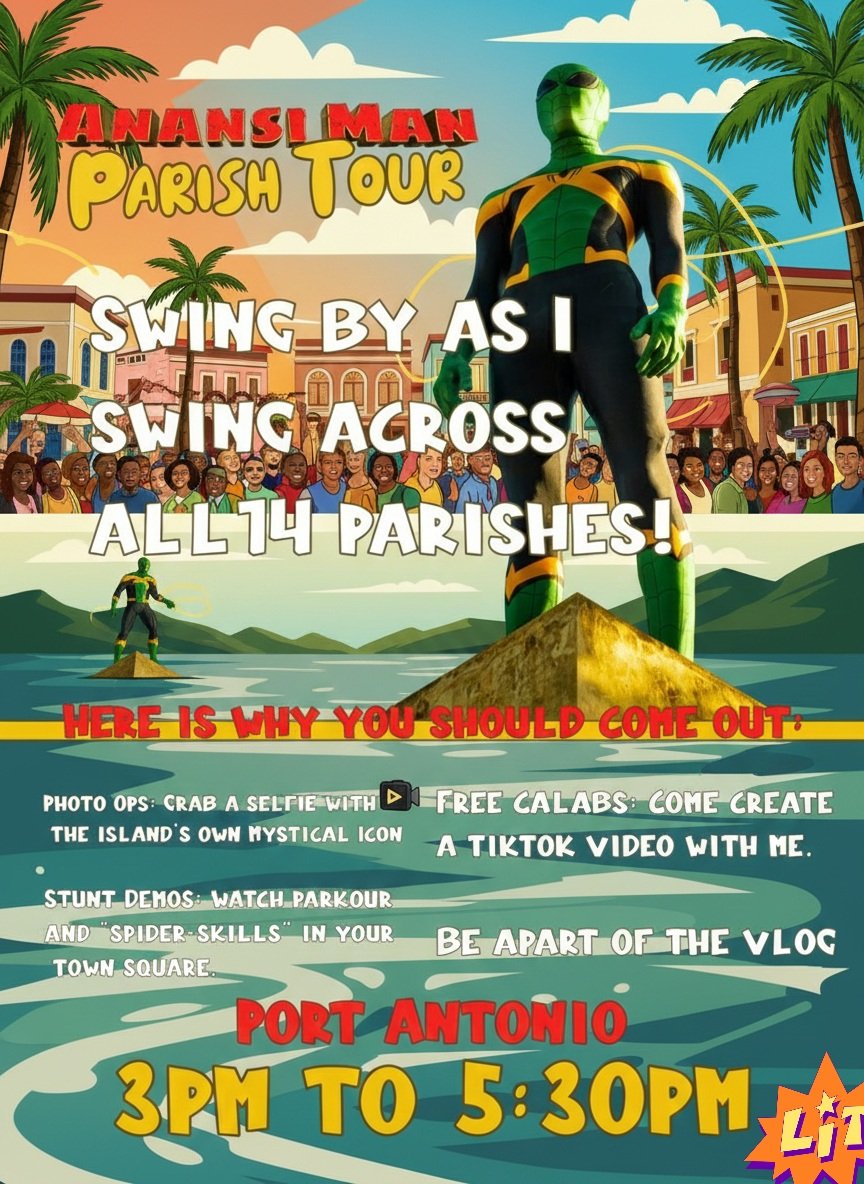 Jamaican Spiderman tweet media