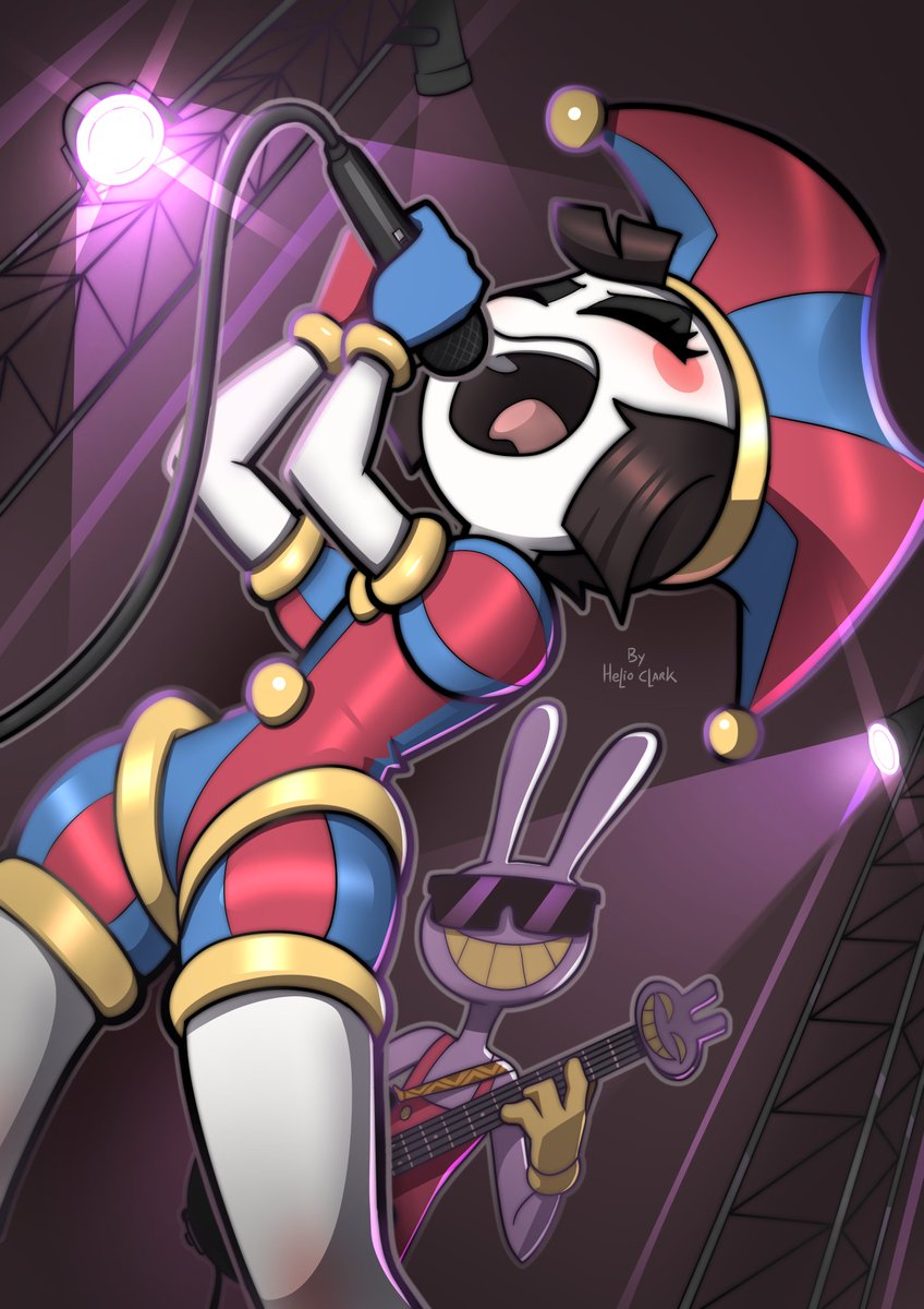 ClarkHelio's tweet image. Insert your favorite song!
Portfolio: artstation.com/helioclarkcruz

#fanart #pomni #jax #TheAmazingDigitalCircus