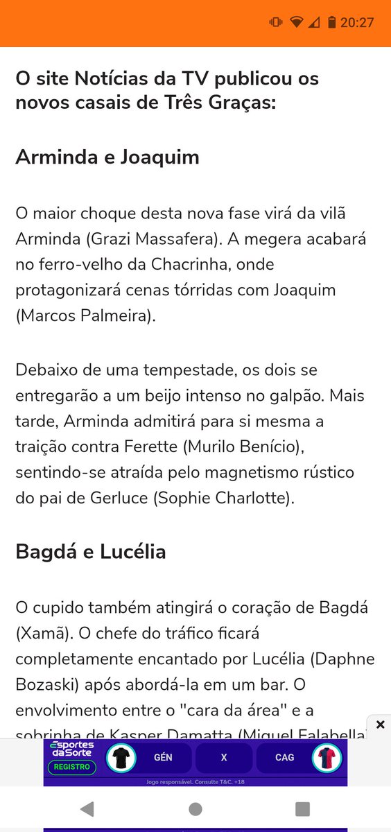 isabellalimas3's tweet image. Vem aí Zenilda e Zé Maria mesmo, passada 😱 .. com isso tem grandes chances sim de rolar Rogério e Gerluce 
@aguinaldaosilva não brinca em serviço hein? Haha
#TrêsGraças