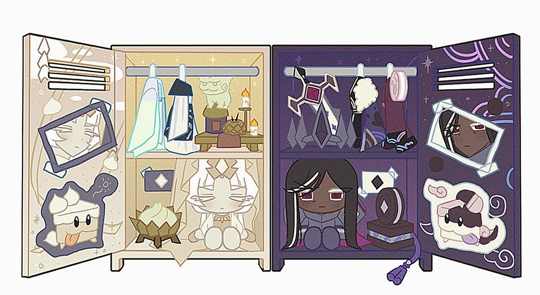 cian_kingdom's tweet image. 리코님(@Lee_Co00)께 정말 너무너무 기여운 커미쎤을 받앗습니다,,,, 사물함 안의 자근 쿠키들,,,, 🥰🥰