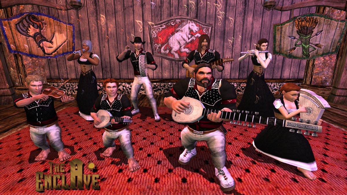 The Enclave is back.  Marqus has been working on his Mead Hall and has created a great music venue for anyone to use.  Marqus has called the place "The Bunkhouse" and it's located at 2 Colt Road, Fleethampton, Rohan Kingstead Mead Hall (Glamdring) <a href="/lotro/">LOTRO</a> <a href="/lotrofamily/">LOTRO Family</a>