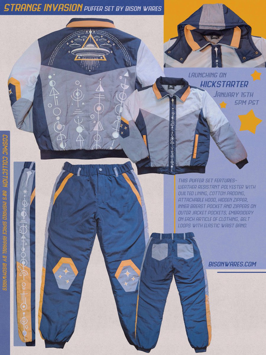 🛸 STRANGE INVASION 🛸

Second of three puffer sets that will be available on Kickstarter January 15th 5pm PST! 

Follow the Cosmic Collection pre launch page! Link⬇️