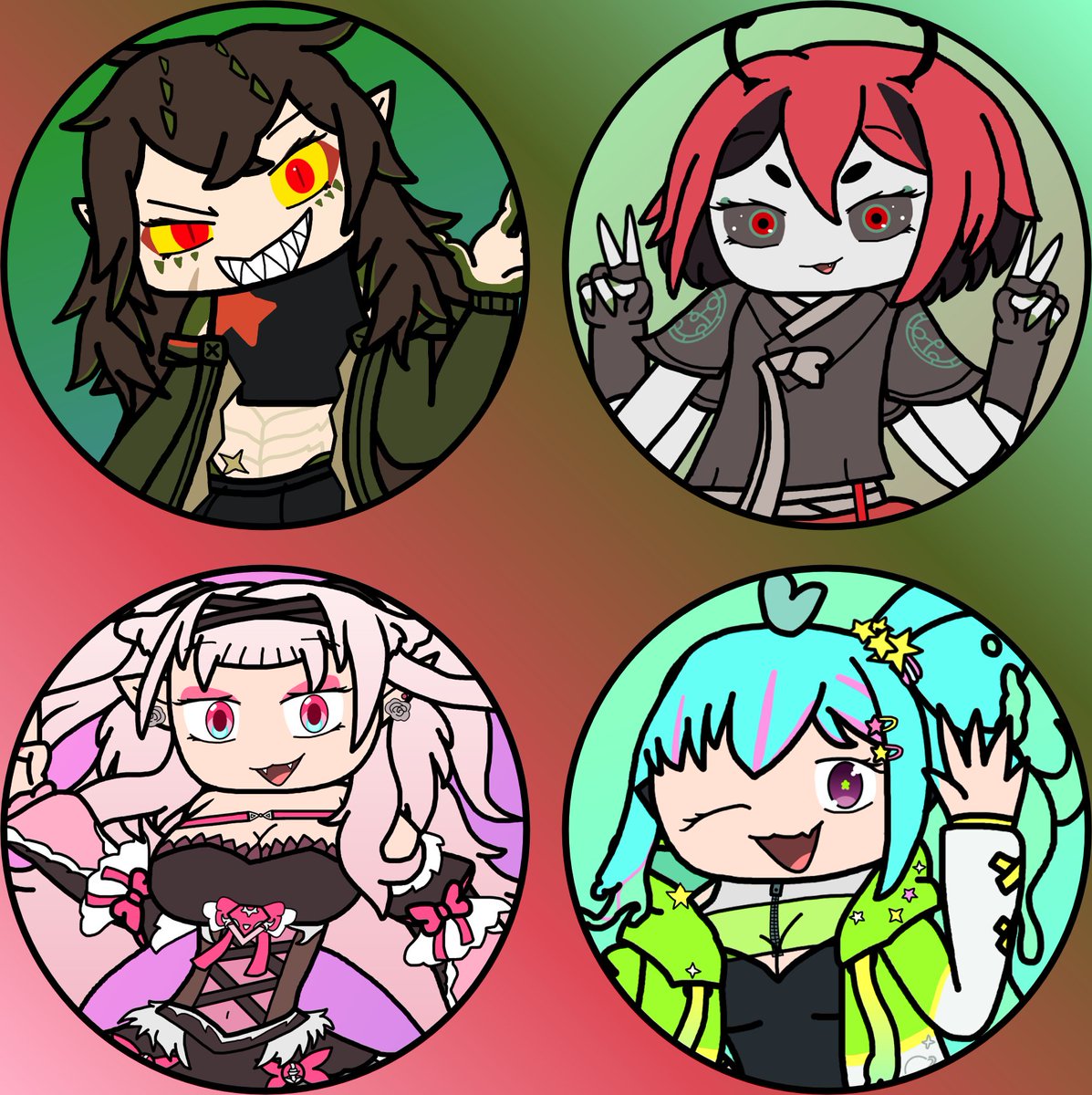 Now... <a href="/TheBEASTIEZ/">The BEASTIEZ || #VTuber Group</a> group has now completed!

#beastARTZ #KaiCrocArt #BeriArt #ToriOrt #PiaPiArt