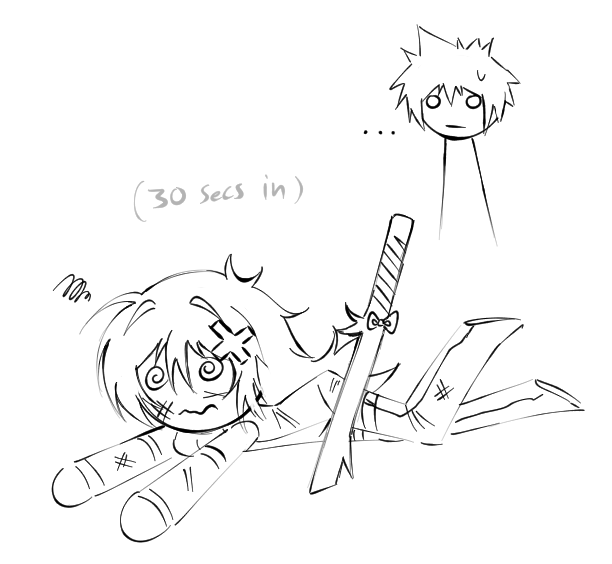 vee_xyi's tweet photo. shouko vs vin 
#rkgk #stickfigure #hyunsdojo https://t.co/btcY0IMVp7