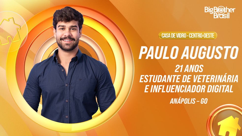 forumeplay's tweet image. Paulo Augusto foi o homem da região CENTRO-OESTE escolhido para entrar no #BBB26