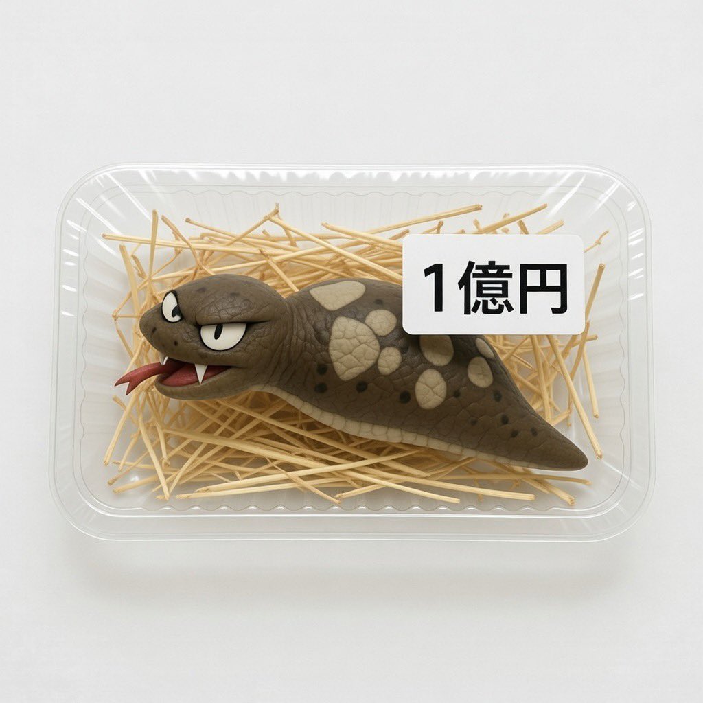 大間産マグロ
　　510,300,000円
糸魚川産ツチノコ
　　100,000,000円