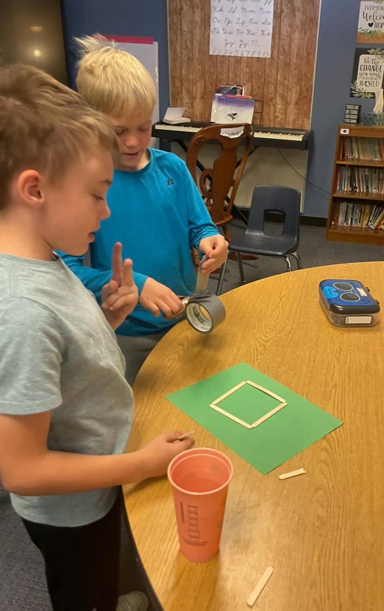 CanyonSpringsDV's tweet photo. STEM Friday in 3rd grade. Students designed and built farm stands, applying teamwork, creativity, and problem-solving in a hands-on challenge with impressive results.
#AZSTEMSchool #AZSTEMEducation #CogniaCertifiedSTEMSchool #AZPublicSchools @DVUSD https://t.co/xnr8bPa6uX
