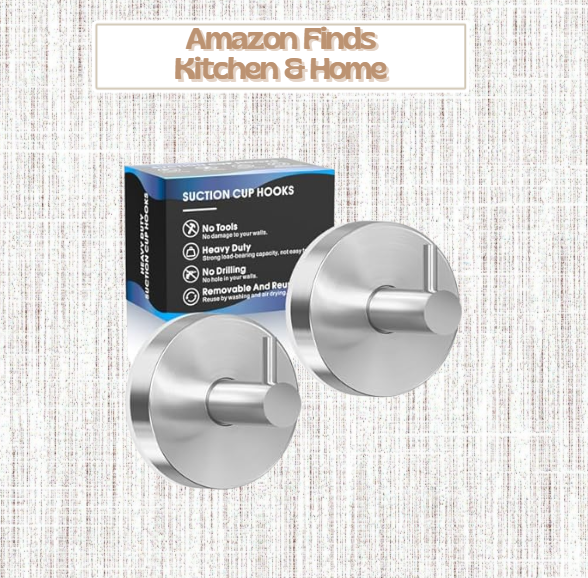 #AD 5.99 with 40% OFF suction cup hooks for shower and bathroom Code: H34PU8EZ
amzn.to/3NqLNgV 
As part of the Amazon Influencer Program, I earn from qualifying purchases.
Ends: 01/18/2026
#CynsSuperSavings #BathroomHacks #HomeOrganization
